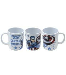 Taza Cerámica Capitán América | Taza cerámica 350ml | Marvel | PRODUCTO OFICIAL