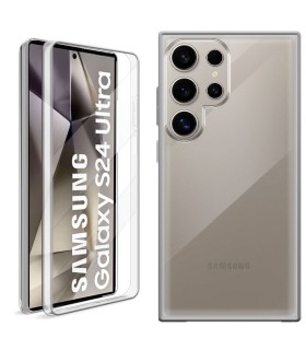 Funda 360 [ Samsung Galaxy S24 Ultra ] PC + TPU Carcasa Doble Cara 360 de Silicona Delantera + Trasera Rígido Reforzada