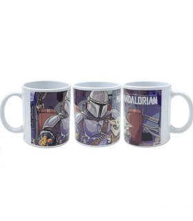 Taza Cerámica The Mandalorian | Taza Cerámica Star Wars 350ml | The mandalorian, Baby Yoda, Nave