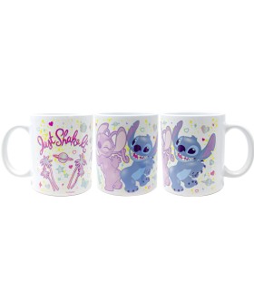 Taza Cerámica Stitch y Angel | Taza Cerámica Stitch Disney | Producto Oficial