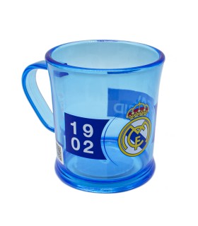 Taza Azul Real Madrid  - Infantl Fútbol - Escudo Real Madrid - Producto Oficial