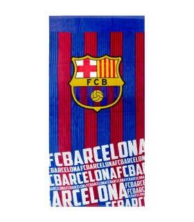 Toalla Oficial FC Barcelona - Algodón 100% - 70x140 cm - Ideal para Piscina y Playa