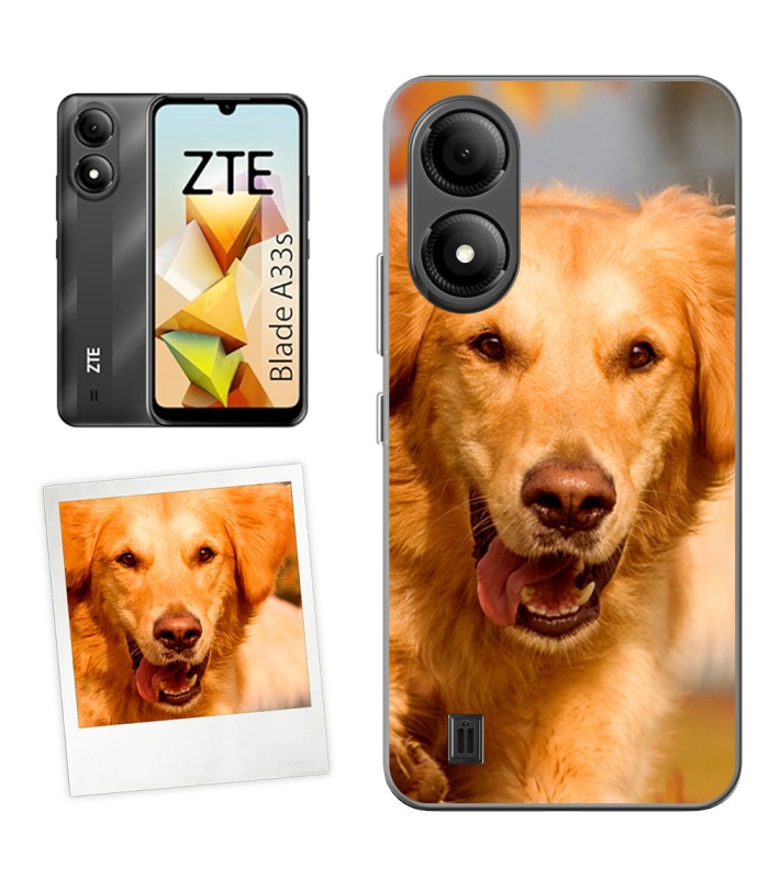 Personaliza tu Funda ZTE Blade A33s de Silicona Flexible Transparente Carcasa Case Cover de Gel TPU para Smartphone