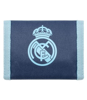Cartera Real Madrid - Cartera | Real Madrid |Cartera con Escudo Azul |