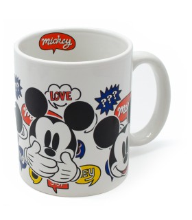 Taza Mickey Mouse Emojis | Taza Cerámica Disney | Producto Oficial