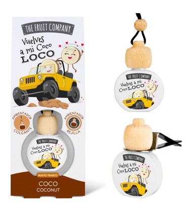 Ambientador Coche - The Fruit Company  | COCO 5 ml | Olor Limpio