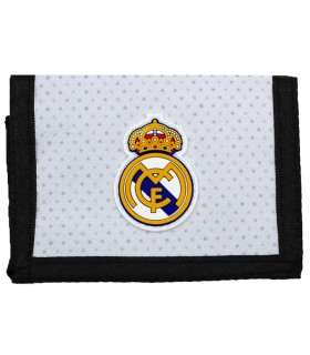 Cartera Real Madrid - Cartera | Real Madrid |Cartera Blanca con Escudo