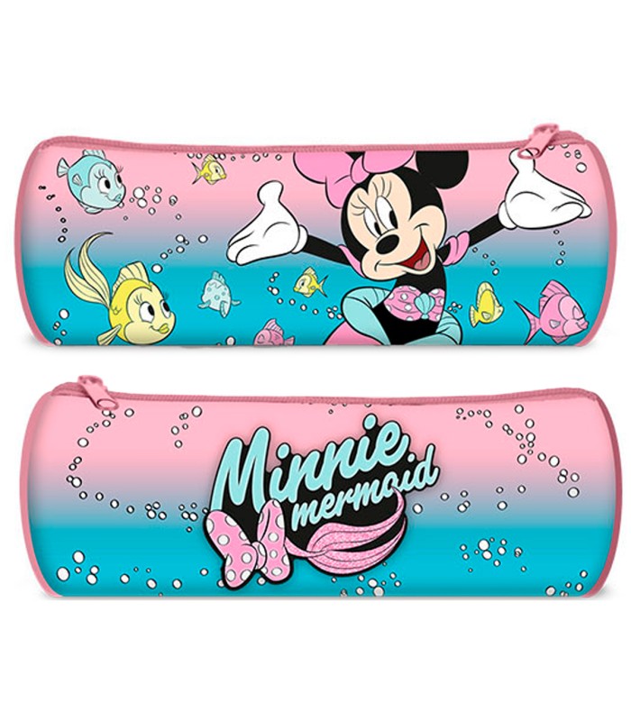 Estuche Escolar Cilíndrico | Minnie Mermaid (Disney) | Vuelta al Cole