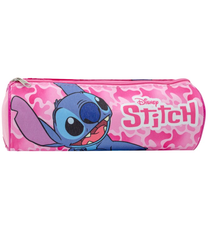 Estuche Escolar Cilíndrico | Stitch - Estuche Rosa (Disney) | Vuelta al Cole