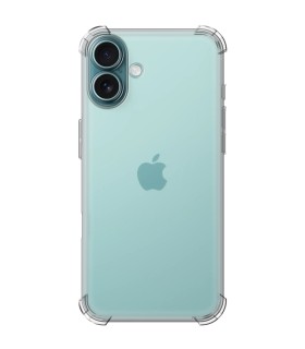 Funda Antigolpe iPhone 16 Plus Gel Transparente con esquinas Reforzadas