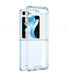 Funda Premium [Samsung Galaxy Z Flip 6] Antigolpe Silicona Reforzada Transparente