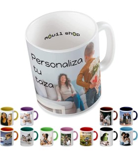 Taza BLANCA personalizada - Tu taza con una foto, un dibujo o el texto que tu quieras