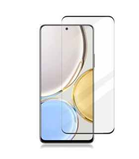 Protector de pantalla completo para Honor X9 - Cristal templado Full Glue con borde Negro