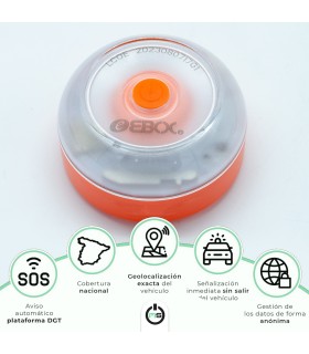 Baliza V16 Homologada DGT IoT Conectada | Luz Emergencia Coche 1 km 360° | SIM Integrada, IP54, Pila Incluida