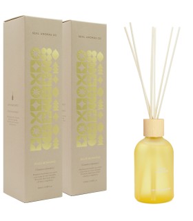 SEAL AROMAS Mikado Dulce de Navidad Pack 2 x 100 ml | Aroma Canela y Manzana | 5 Palos de Bambú | Fragancia Cálida y Acogedora