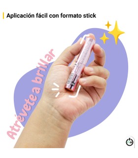 The Fruit Company Pack 4 Iluminadores Jelly Highlighter en Barra | Starlit Silver, Rosy Gem, Golden Girl y Brown Sugar | Brillo