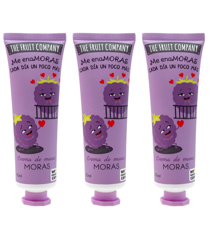 The Fruit Company Crema de Manos Moras 50 ml Pack 3 Unidades