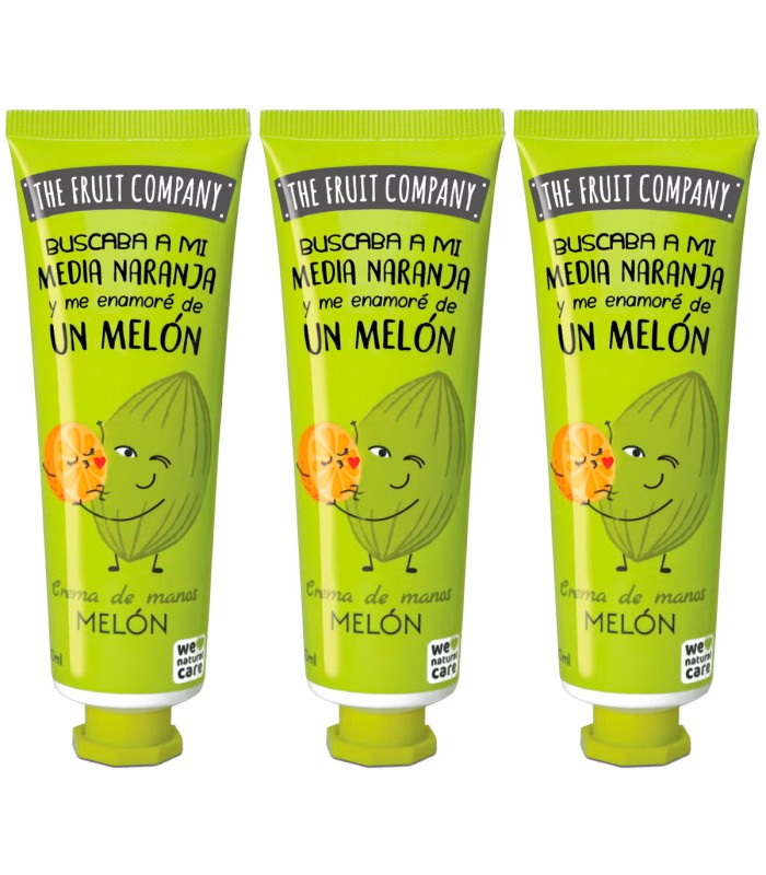 The Fruit Company Crema de Manos Melón 50 ml Pack 3 Unidades