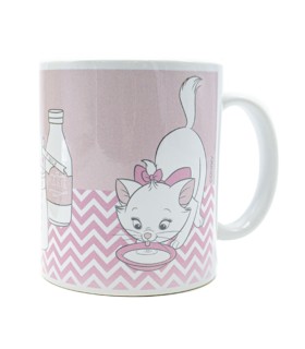 Taza Marie Los Aristogatos 325 ml Cerámica Clásicos Disney en Caja | Sublimación Original para Regalo y Uso Diario