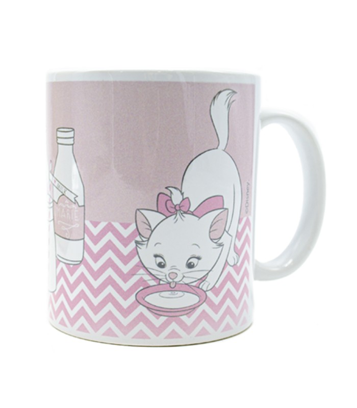 Taza Marie Los Aristogatos 325 ml Cerámica Clásicos Disney en Caja | Sublimación Original para Regalo y Uso Diario