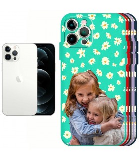 Funda Silicona Suave iPhone 12 Pro Max Personalizable disponible en 5 Colores