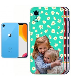 Funda Silicona Suave iPhone Xr Personalizable disponible en 5 Colores