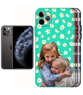 Funda Silicona Suave iPhone 11 Pro Personalizable disponible en 5 Colores