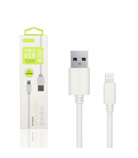Cable de Datos y Carga APOKIN USB 2.0 a Lightning Carga Rápida 30cm