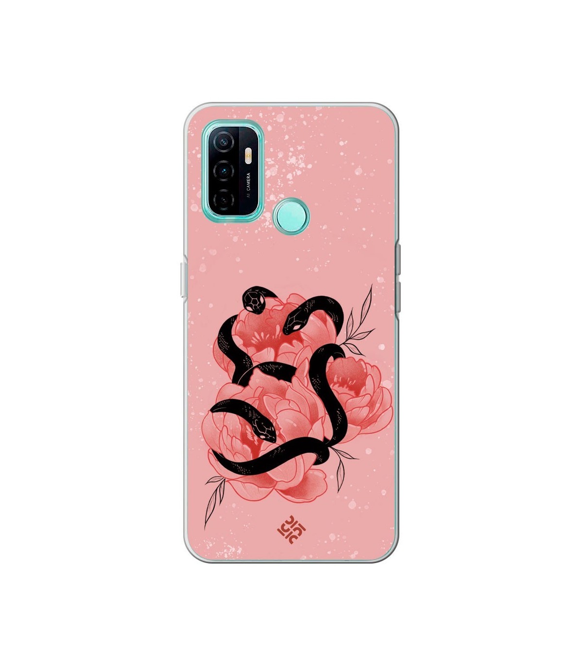 Funda para OPPO A53 y OPPO A53S ROSAS TAPA