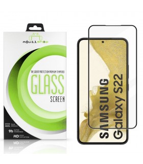 Cristal templado Samsung Galaxy S22 Premium Protector de Pantalla Curvo Negro