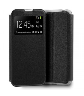 Funda Libro [ZTE Blade A71] Negro con Silicona TPU Resistente para Smartphone