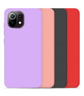 Funda Silicona Suave Xiaomi Mi 11 Lite disponible en 4 Colores