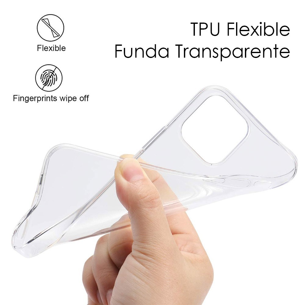 Compra Online Funda Personalizada Nothing Phone 2 de Silicona Flexible  Transparente Clear