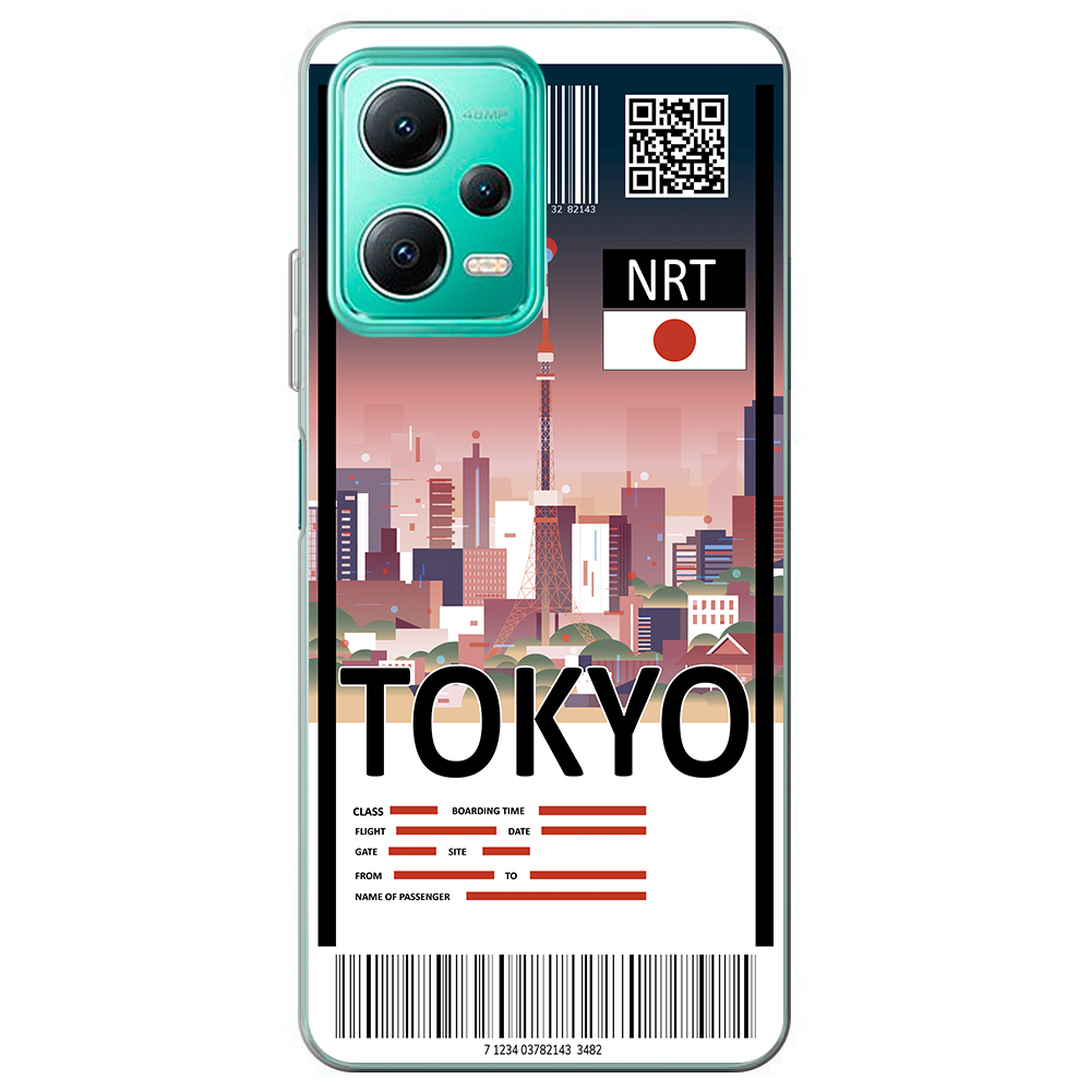 Compra Online Funda Tarjeta de Embarque [ Xiaomi Redmi Note 12 5G ] Tokio