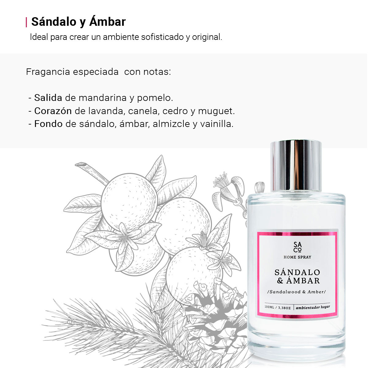 Mikado Premium Sándalo & Ambar - AMBAR Perfums